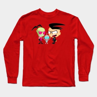 Zim, Gir and Dib Long Sleeve T-Shirt